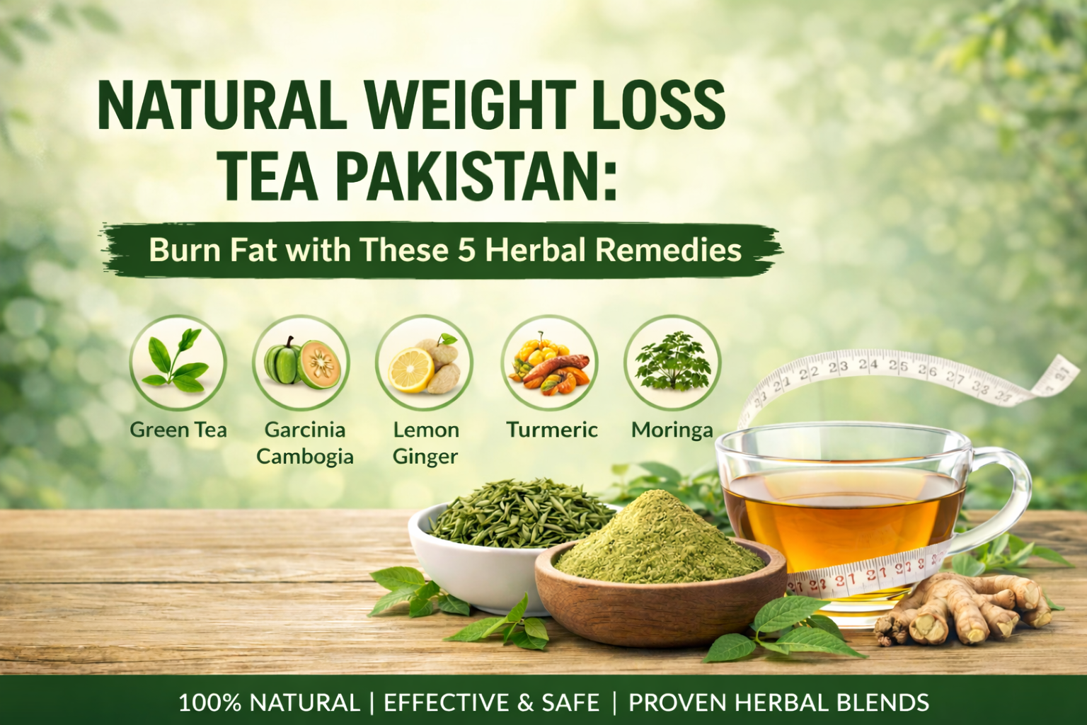Natural Weight Loss Tea Pakistan: Burn Fat with These 5 Herbal Remedies