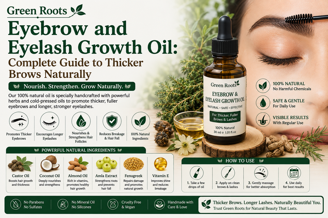 Eyebrow and Eyelash Growth Oil: Complete Guide to Thicker Brows Naturally