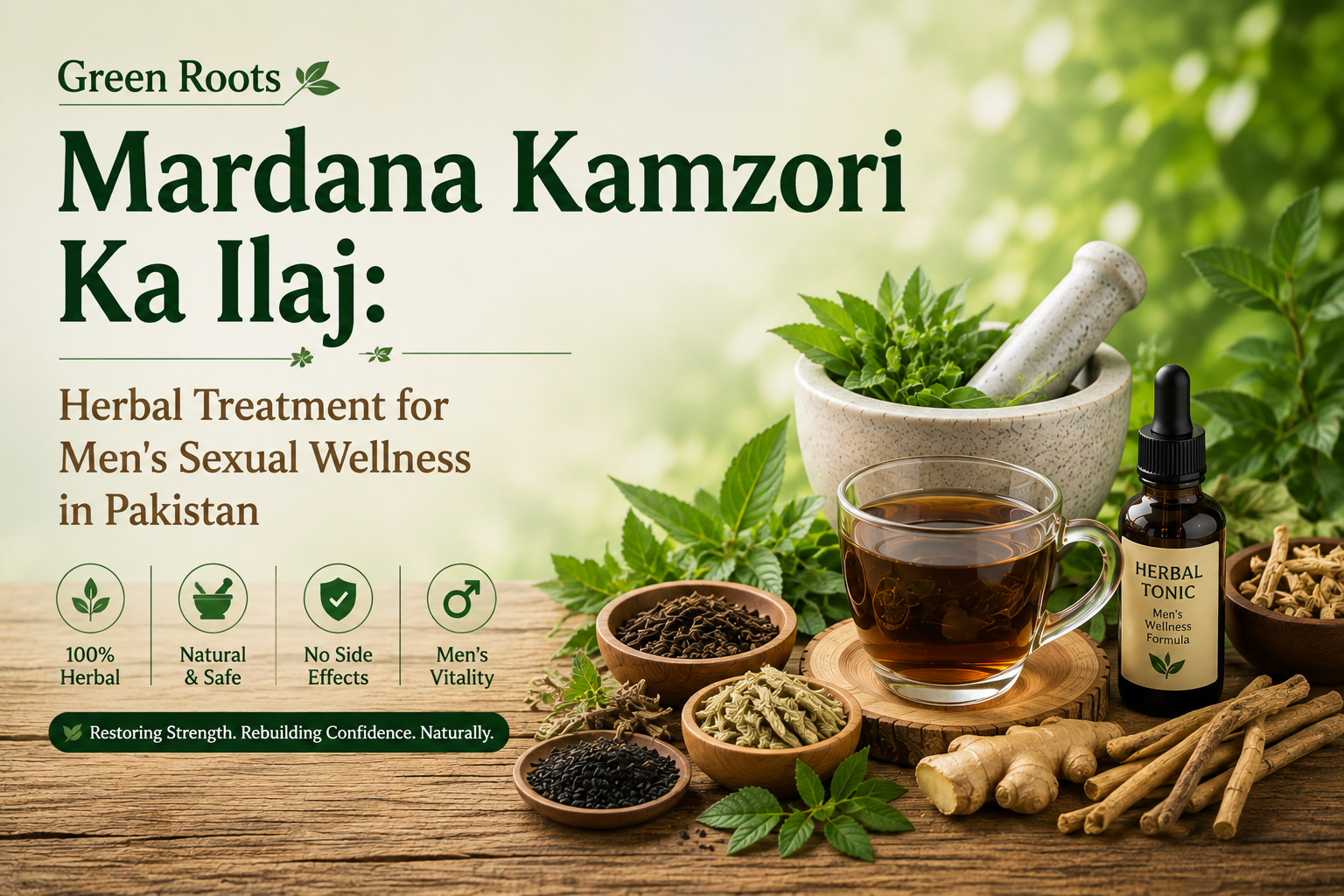 Mardana Kamzori Ka Ilaj: Herbal Treatment for Men's Sexual Wellness in Pakistan