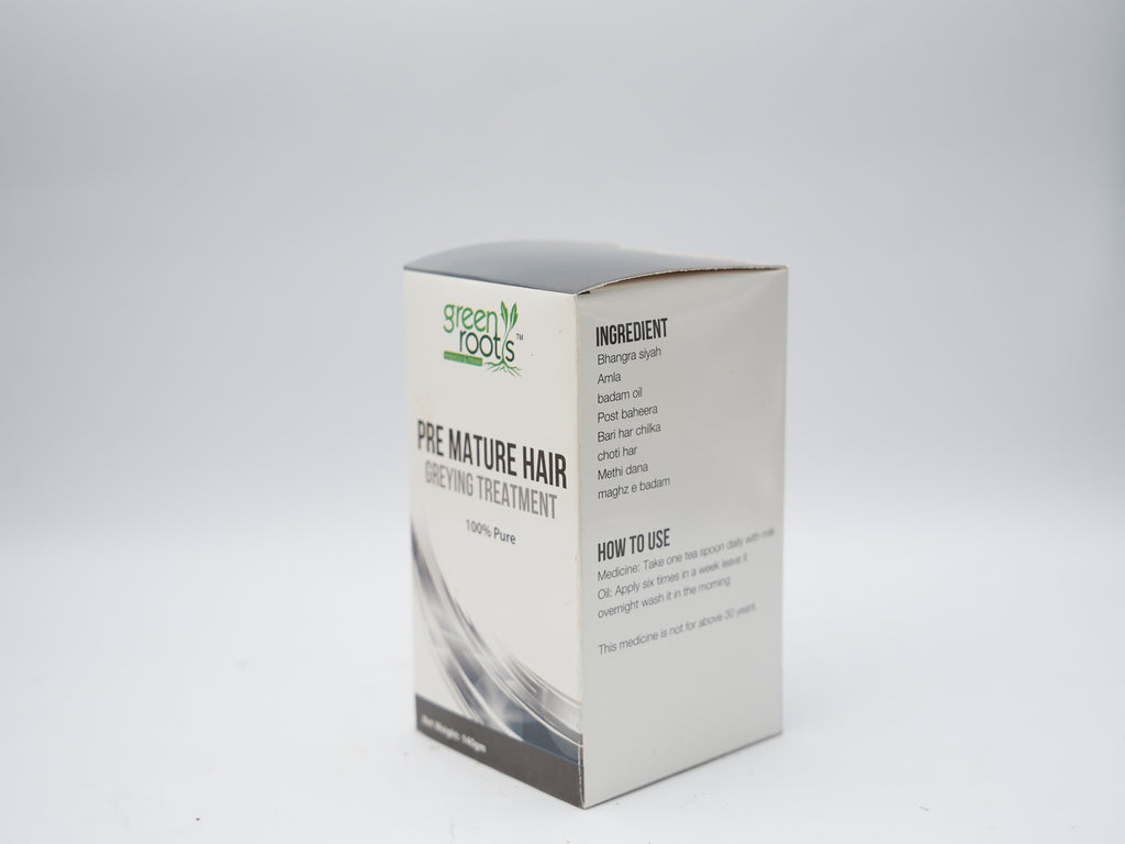 Premature Hair Greying Medicine