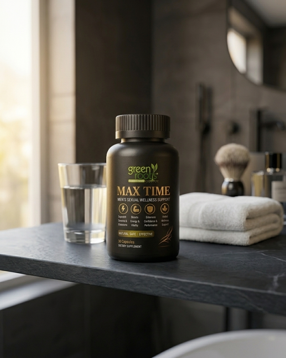 Green Roots Max Time – Men’s Sexual Wellness Support