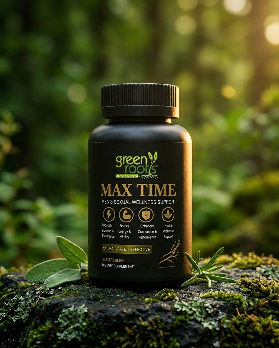 Green Roots Max Time – Men’s Sexual Wellness Support