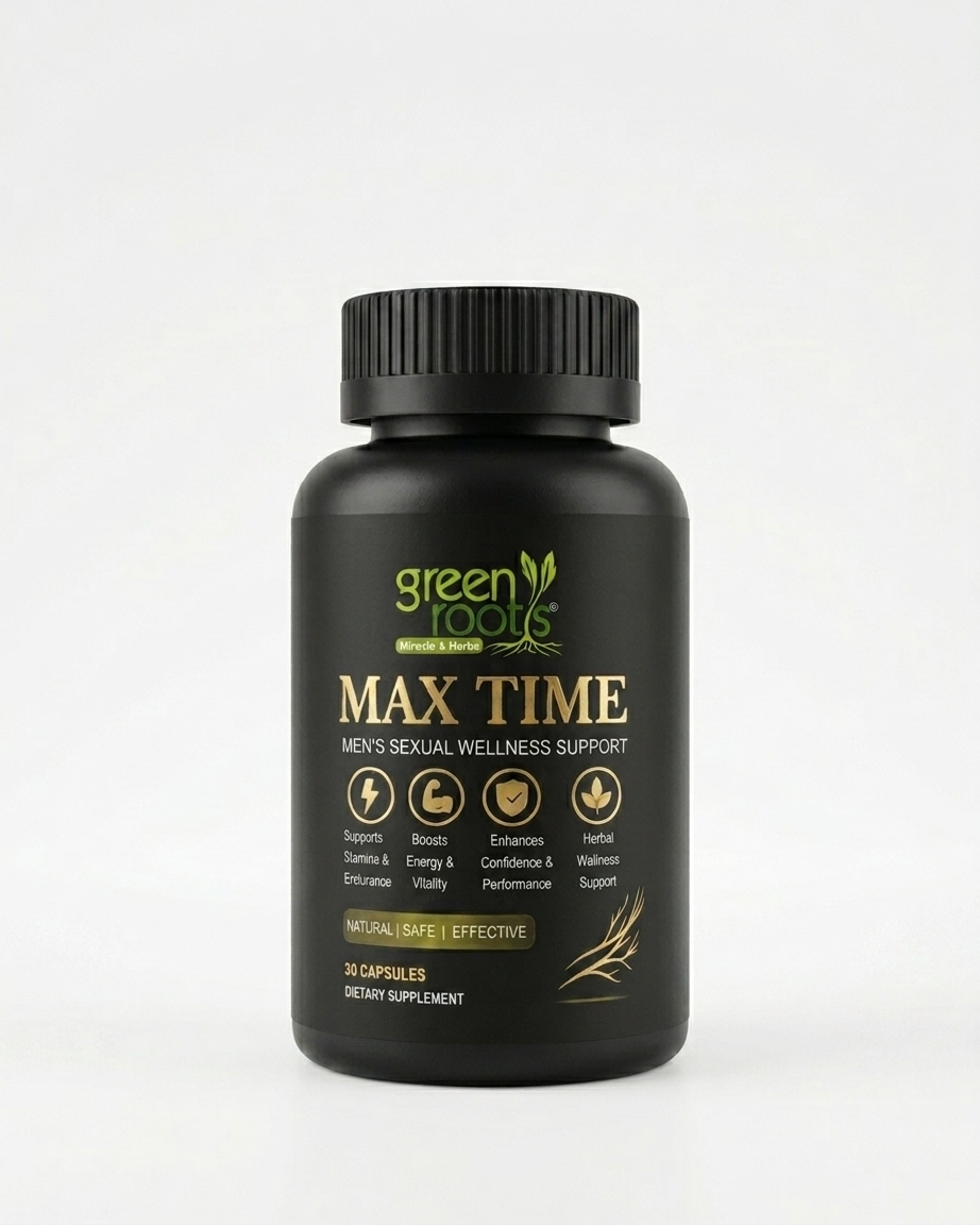 Green Roots Max Time – Men’s Sexual Wellness Support