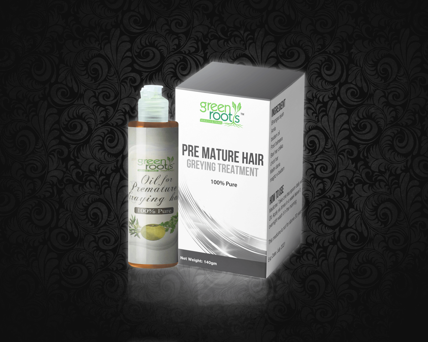 Premature Greying Hair Medicine and Oil