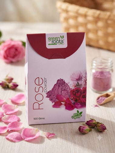 Green Roots Pure Rose Powder (100 Gms)