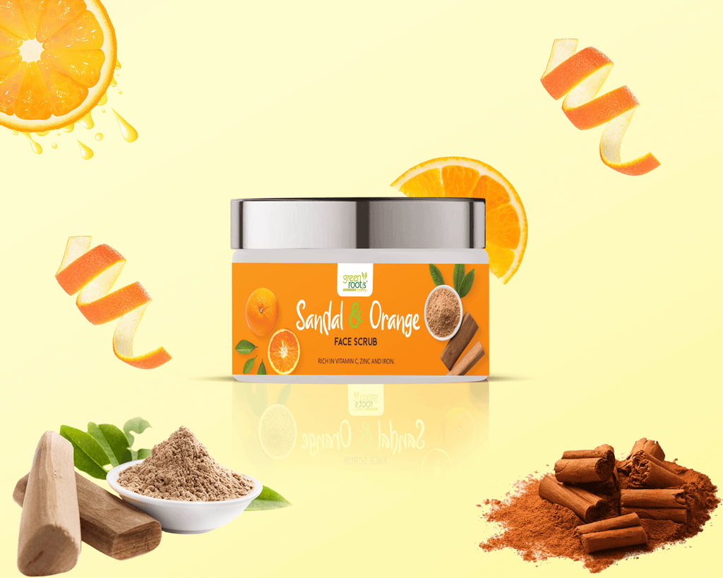 Sandal Orange Scrub